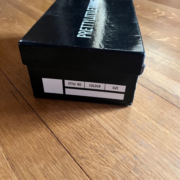 PLT Red Ankle Lace up Heels Size 8 - Picture 9 of 10